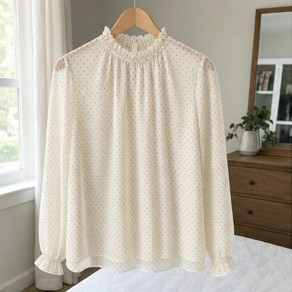 Mauve Button Blouse